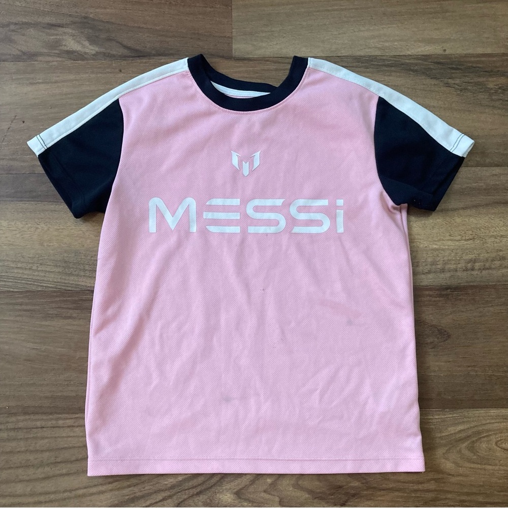 Messi Cropped Pink Jersey Size Small FIFA